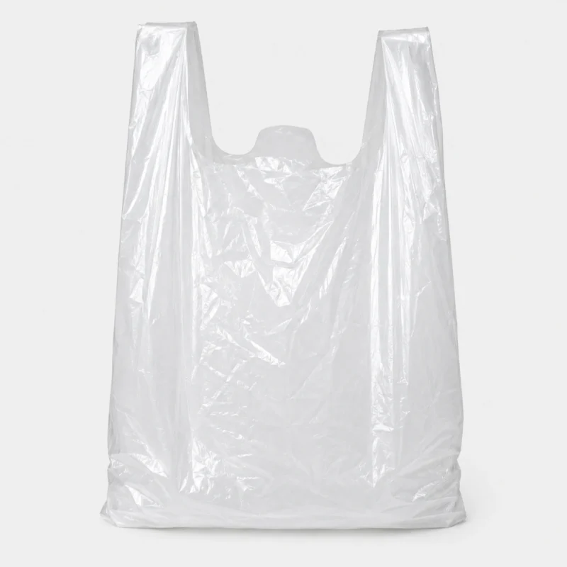 Minimalistic Plastic Shopping Bag Display
