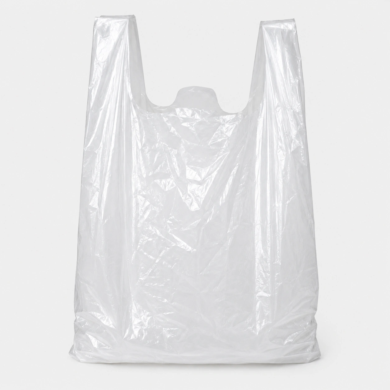 Minimalistic Plastic Shopping Bag Display